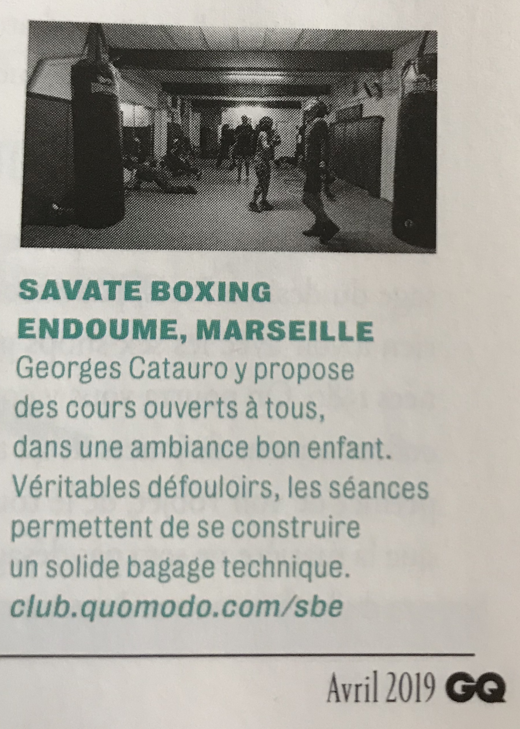 Article presse GQ 2019 Article de presse 2019
Magazine GQ