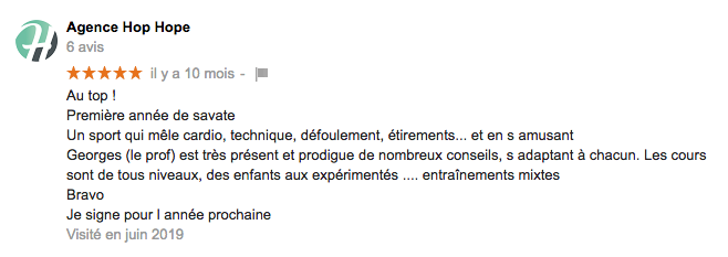 Avis Google